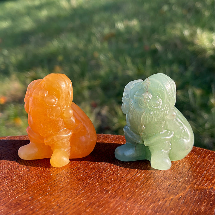 Natural Crystal Carving Santa Claus
