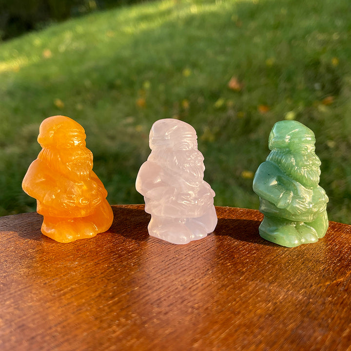 Natural Crystal Carving Santa Claus