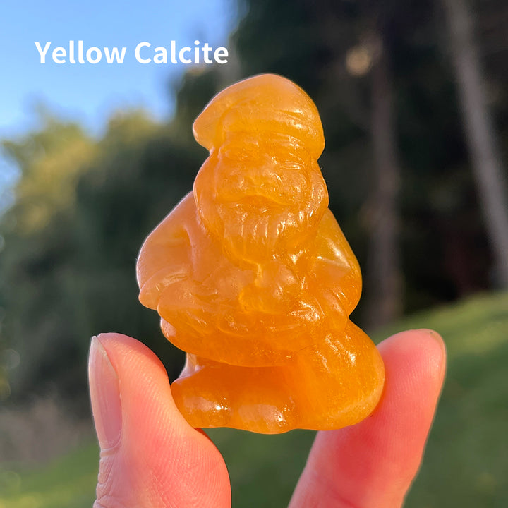 Natural Crystal Carving Santa Claus