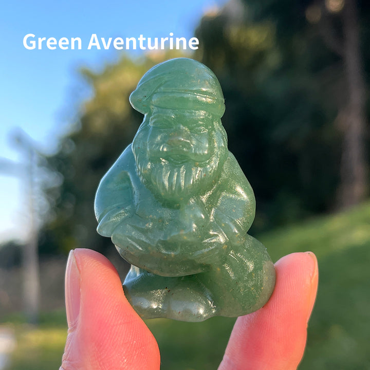 Natural Crystal Carving Santa Claus