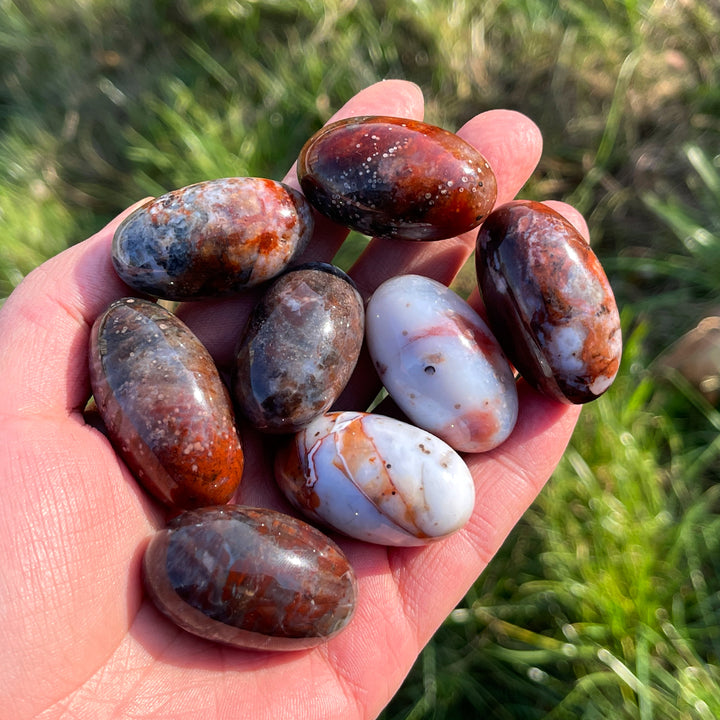 Natural Ocean Jasper Tumbled Stones