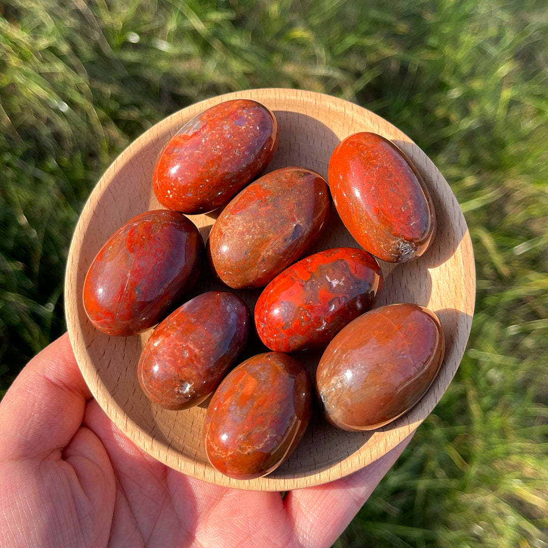 Natural African Carnelian Tumbled Stones