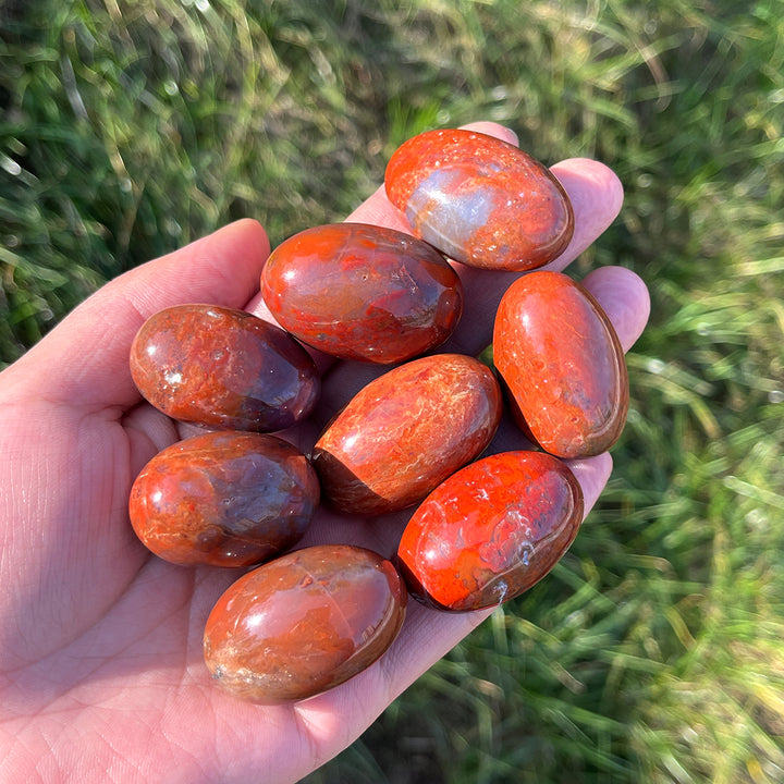 Natural African Carnelian Tumbled Stones