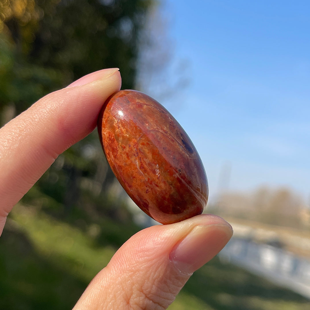 Natural African Carnelian Tumbled Stones