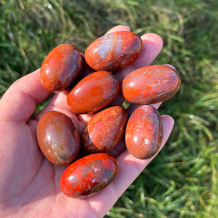 Natural African Carnelian Tumbled Stones