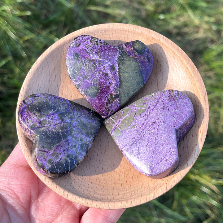 Natural Crystal Carving Atlantisite Heart