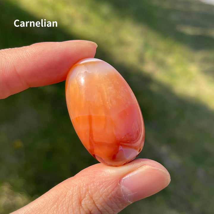Natural Carnelian Tumbled Stones
