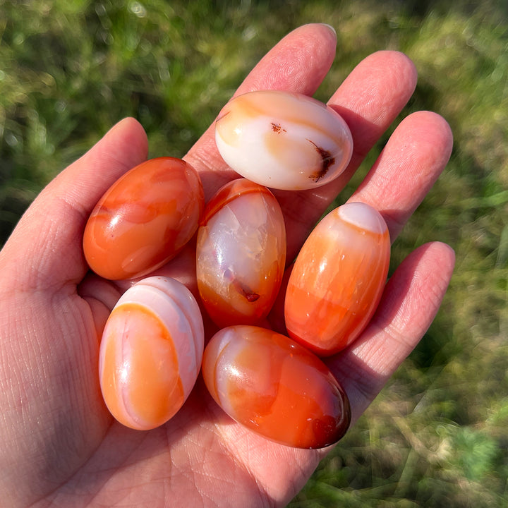 Natural Carnelian Tumbled Stones