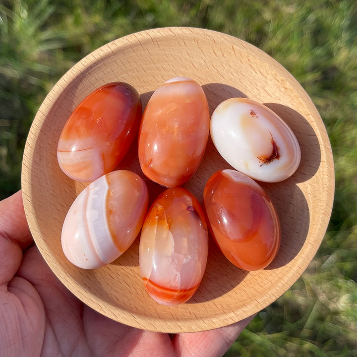 Natural Carnelian Tumbled Stones
