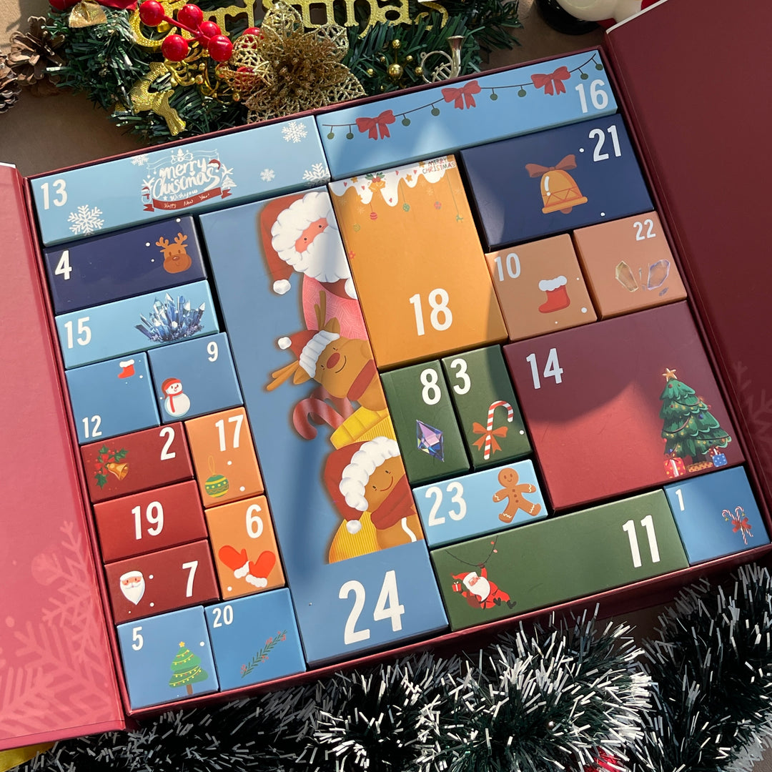 Christmas Advent Calendar Crystal Gift Box