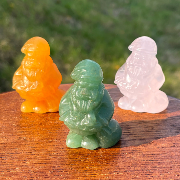 Natural Crystal Carving Santa Claus
