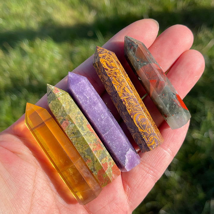 Natural Crystal Carving Mini Point