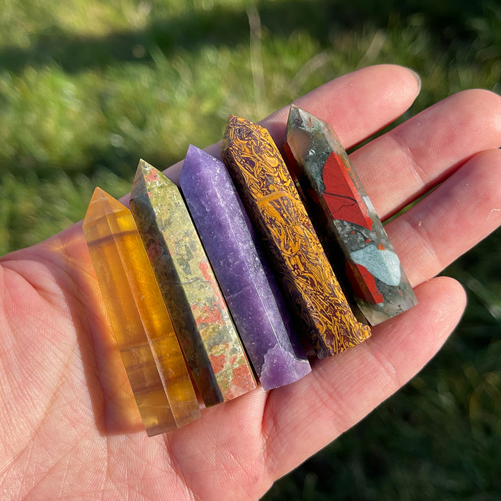 Natural Crystal Carving Mini Point