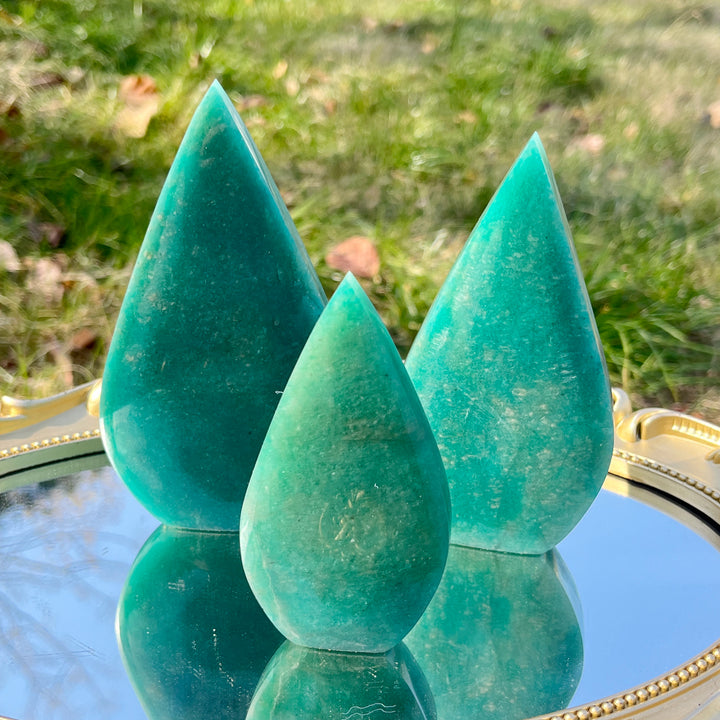 Natural Amazonite Teardrop