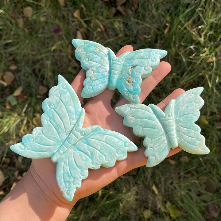 Natural Hemimorphite Butterfly