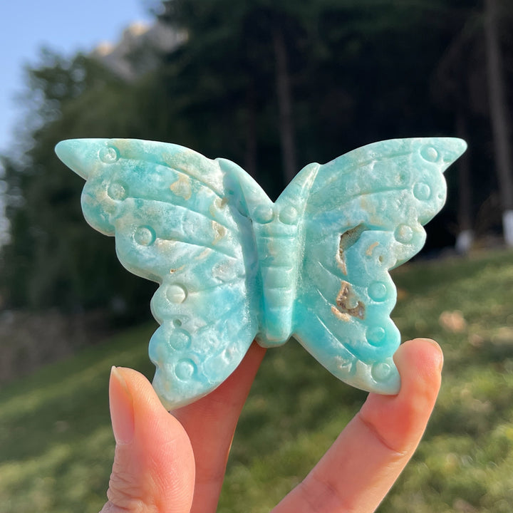 Natural Hemimorphite Butterfly