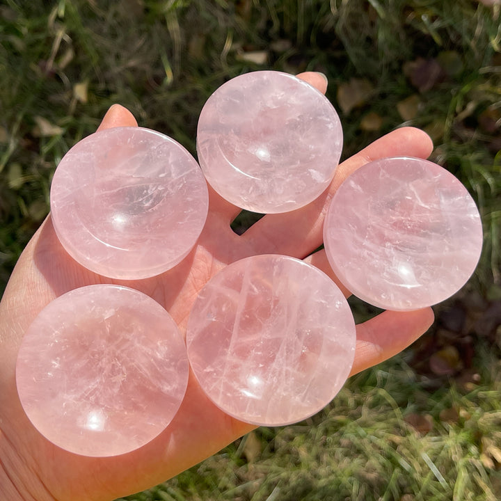 Natural Rose Quartz Sphere Holder