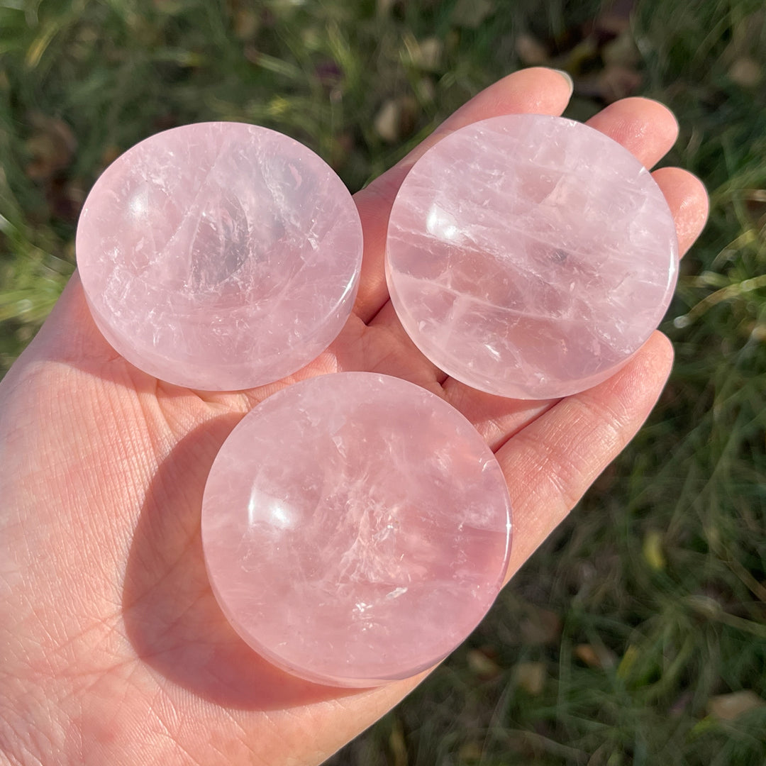Natural Rose Quartz Sphere Holder