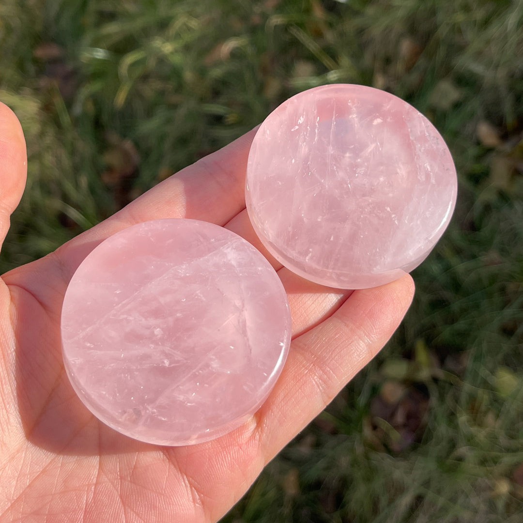 Natural Rose Quartz Sphere Holder