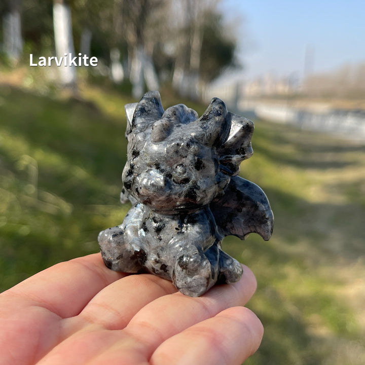 Natural Seated Baby Dragon