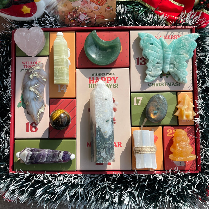 12-Day Christmas Advent Crystal Gift Box