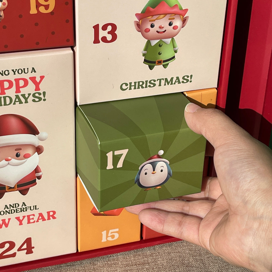 12-Day Christmas Advent Crystal Gift Box