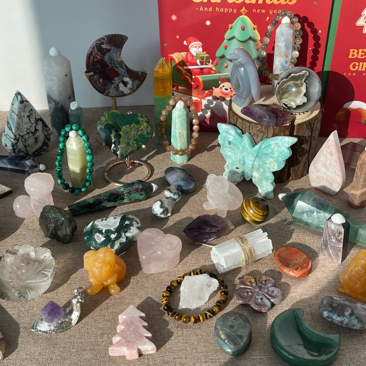 12-Day Christmas Advent Crystal Gift Box