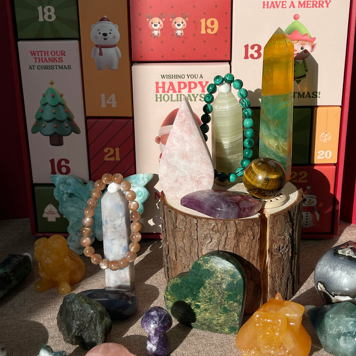 12-Day Christmas Advent Crystal Gift Box