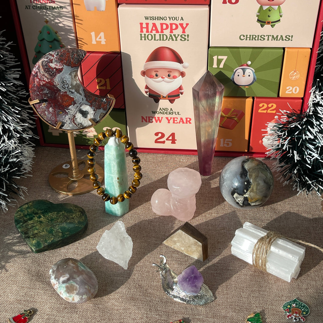 12-Day Christmas Advent Crystal Gift Box