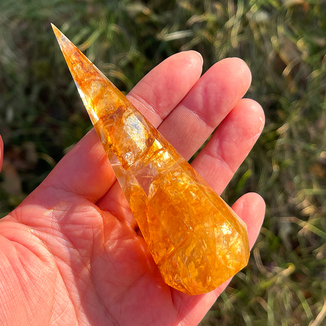 Natural Golden healer Diamond Tower