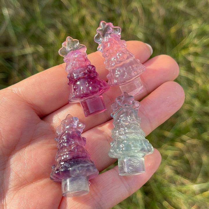 Natural Fluorite Christmas Tree