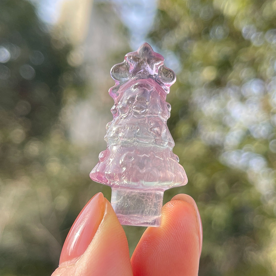 Natural Fluorite Christmas Tree