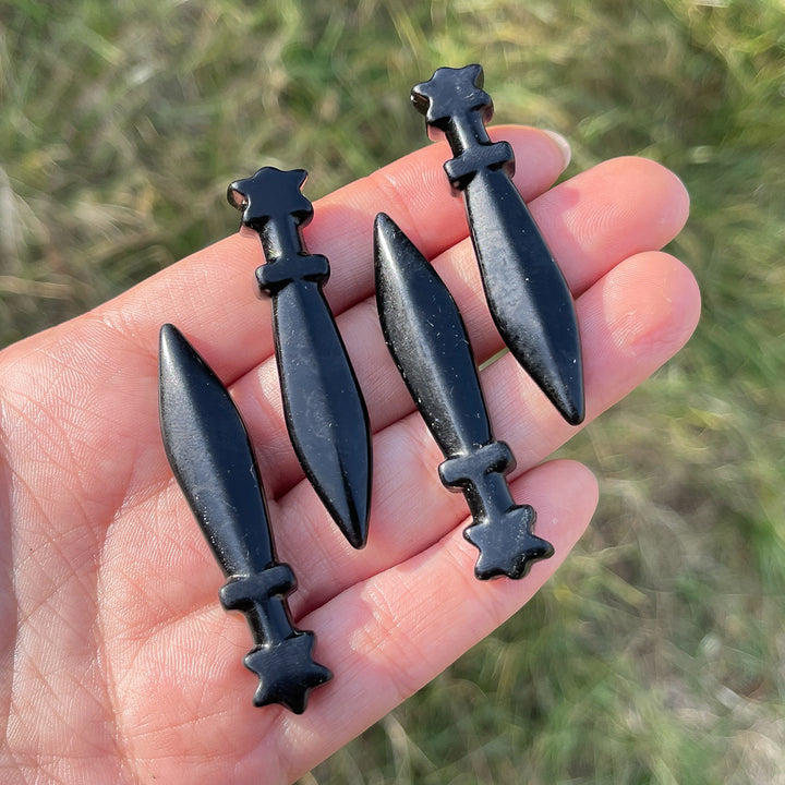 Natural Mini Obsidian Dagger