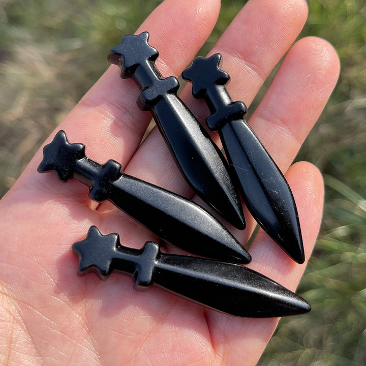 Natural Mini Obsidian Dagger