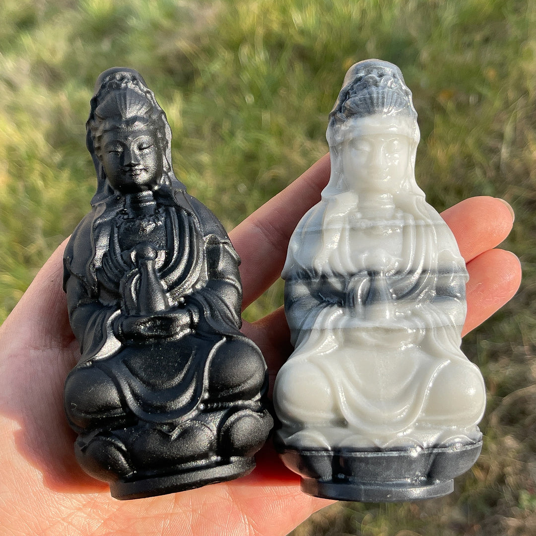 Natural Crystal Carving Guanyin