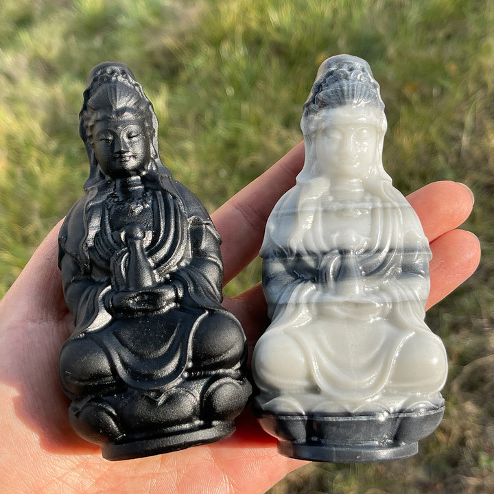 Natural Crystal Carving Guanyin