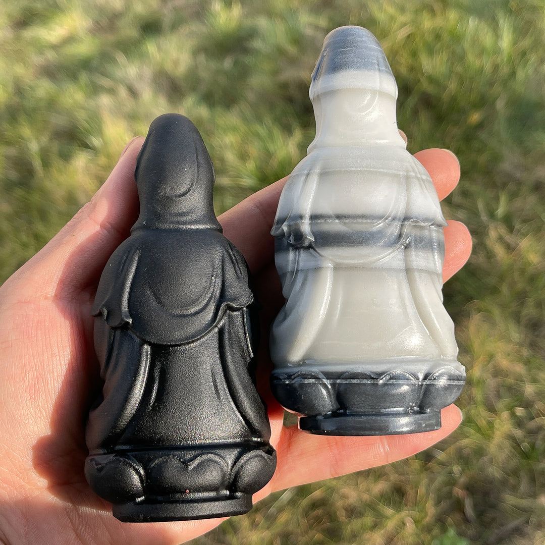 Natural Crystal Carving Guanyin