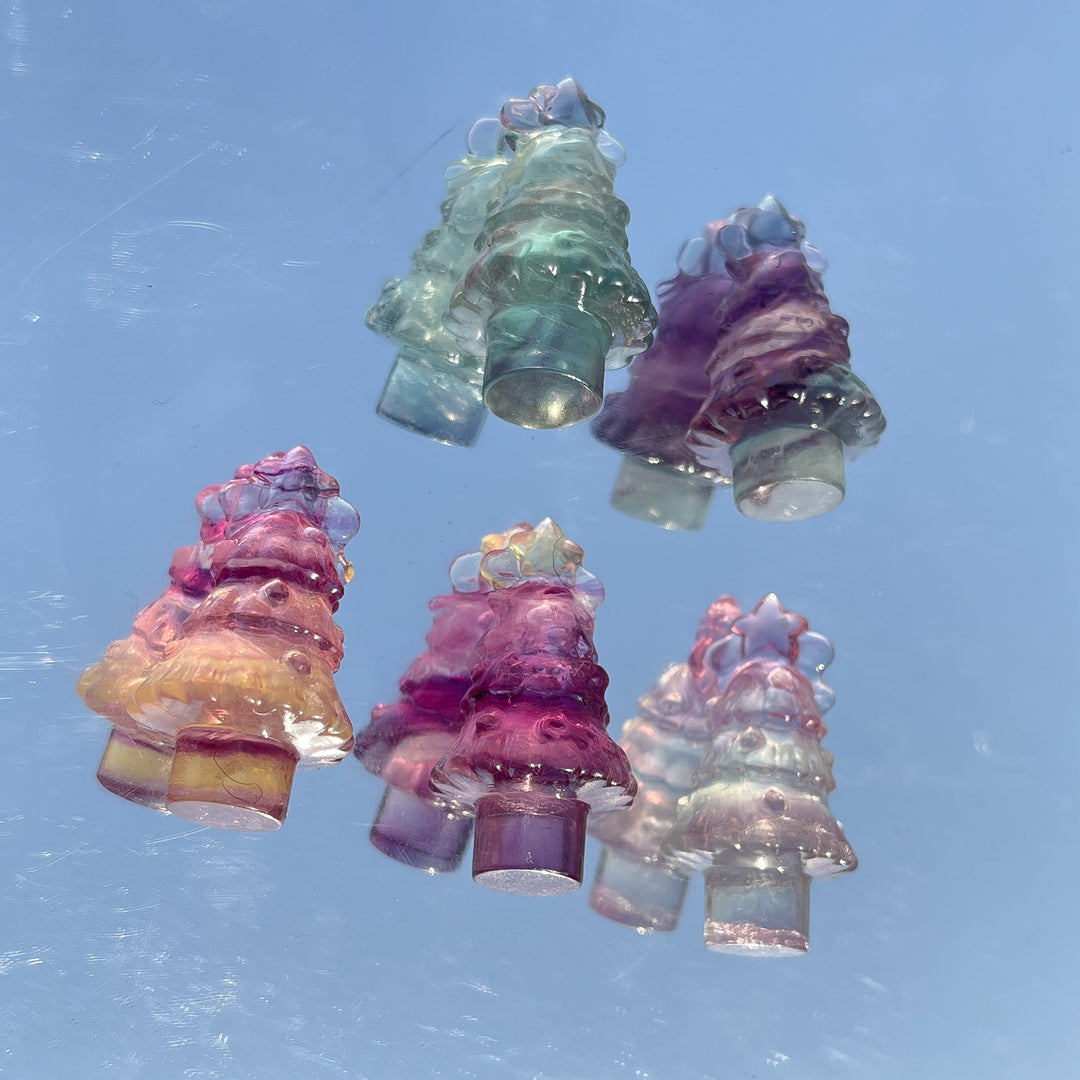 Natural Fluorite Christmas Tree