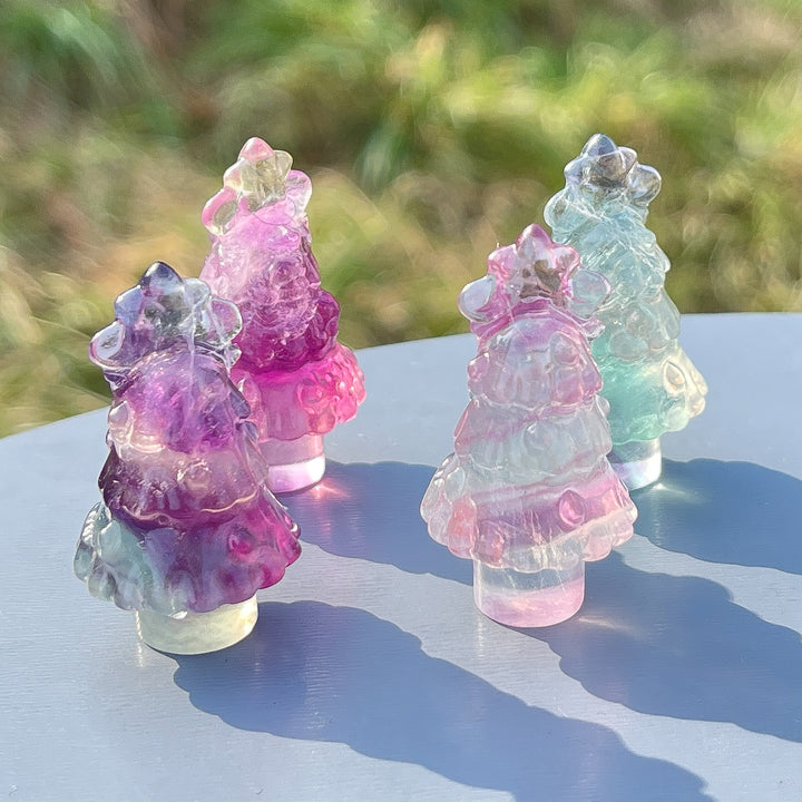 Natural Fluorite Christmas Tree