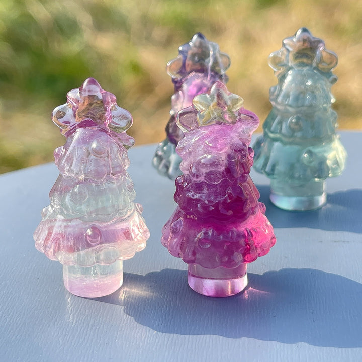 Natural Fluorite Christmas Tree