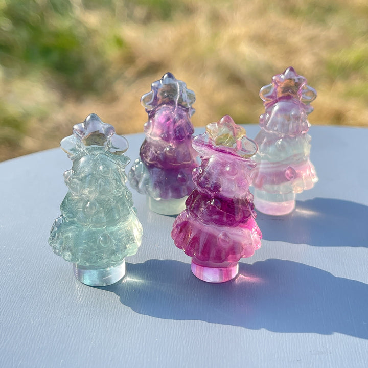 Natural Fluorite Christmas Tree