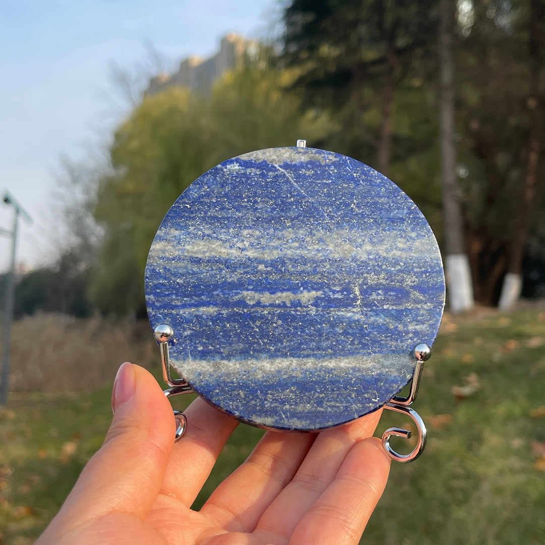 Natural Crystal Round Slab