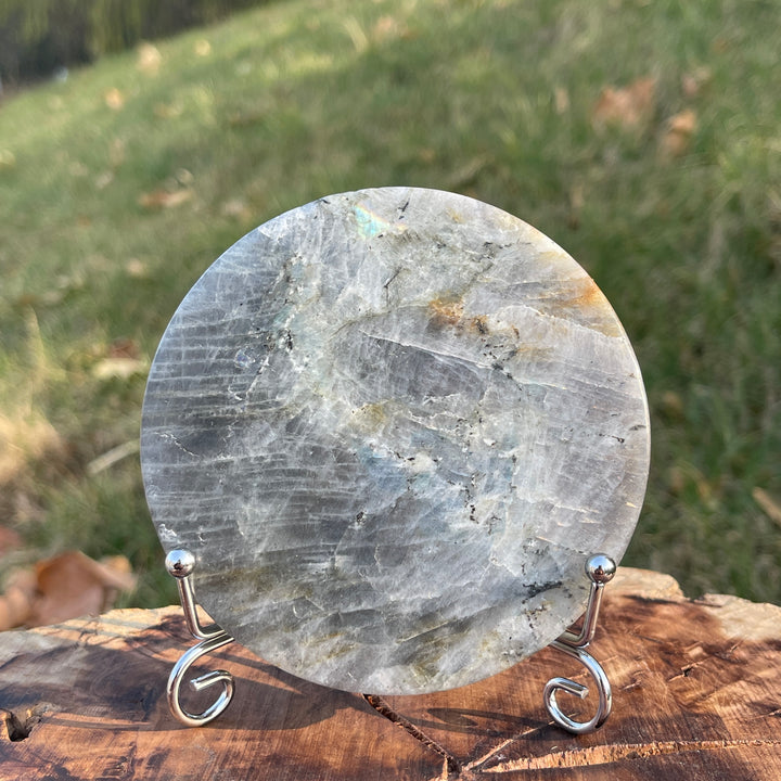 Natural Crystal Round Slab