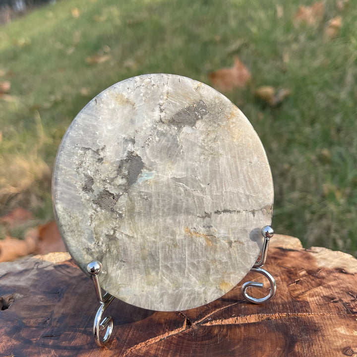 Natural Crystal Round Slab