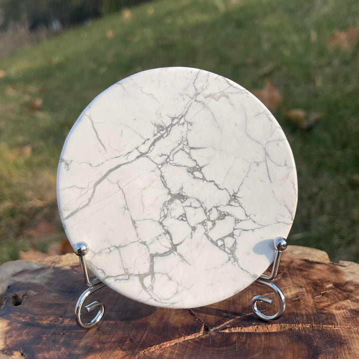 Natural Crystal Round Slab