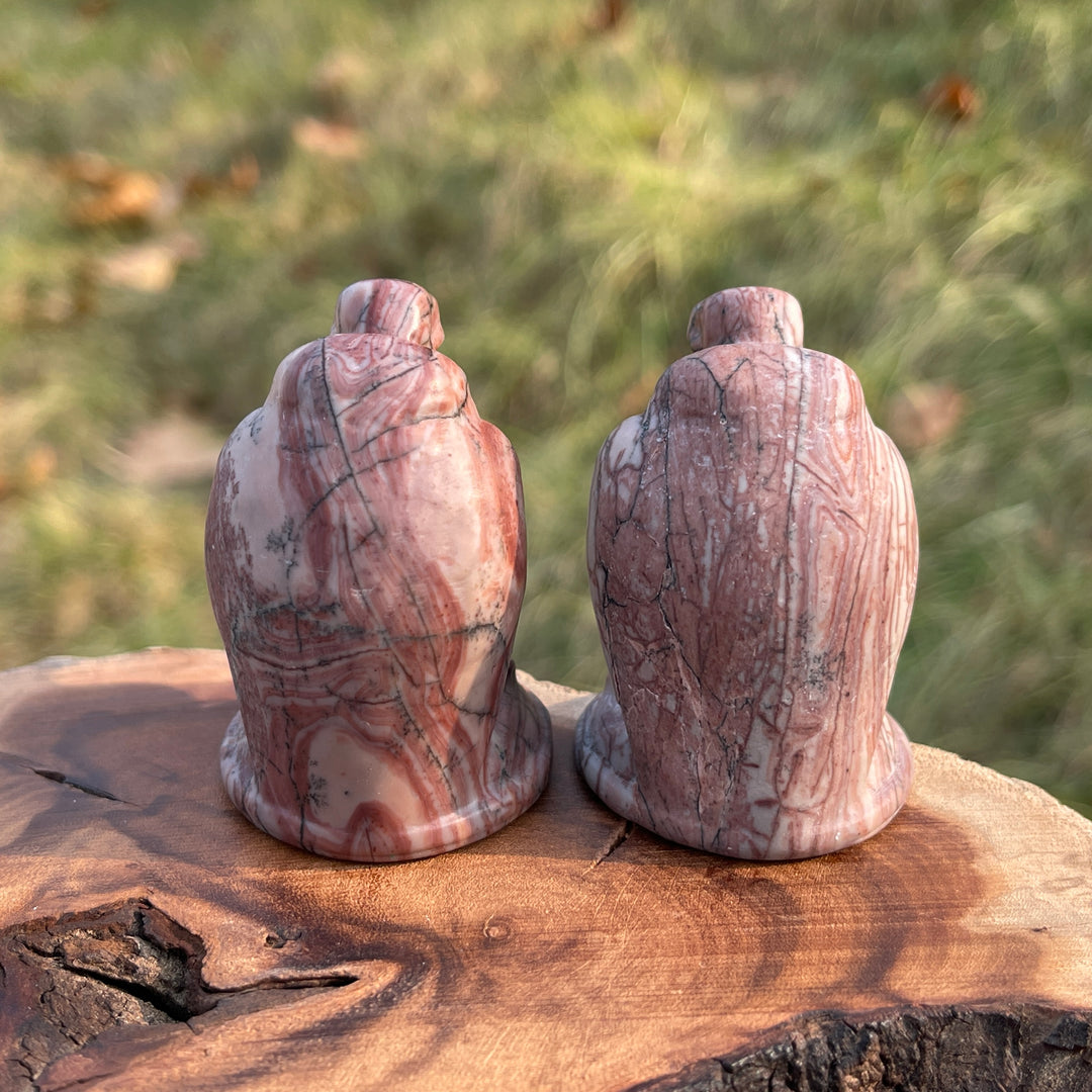 Natural Picture Jasper Vulture Figurine