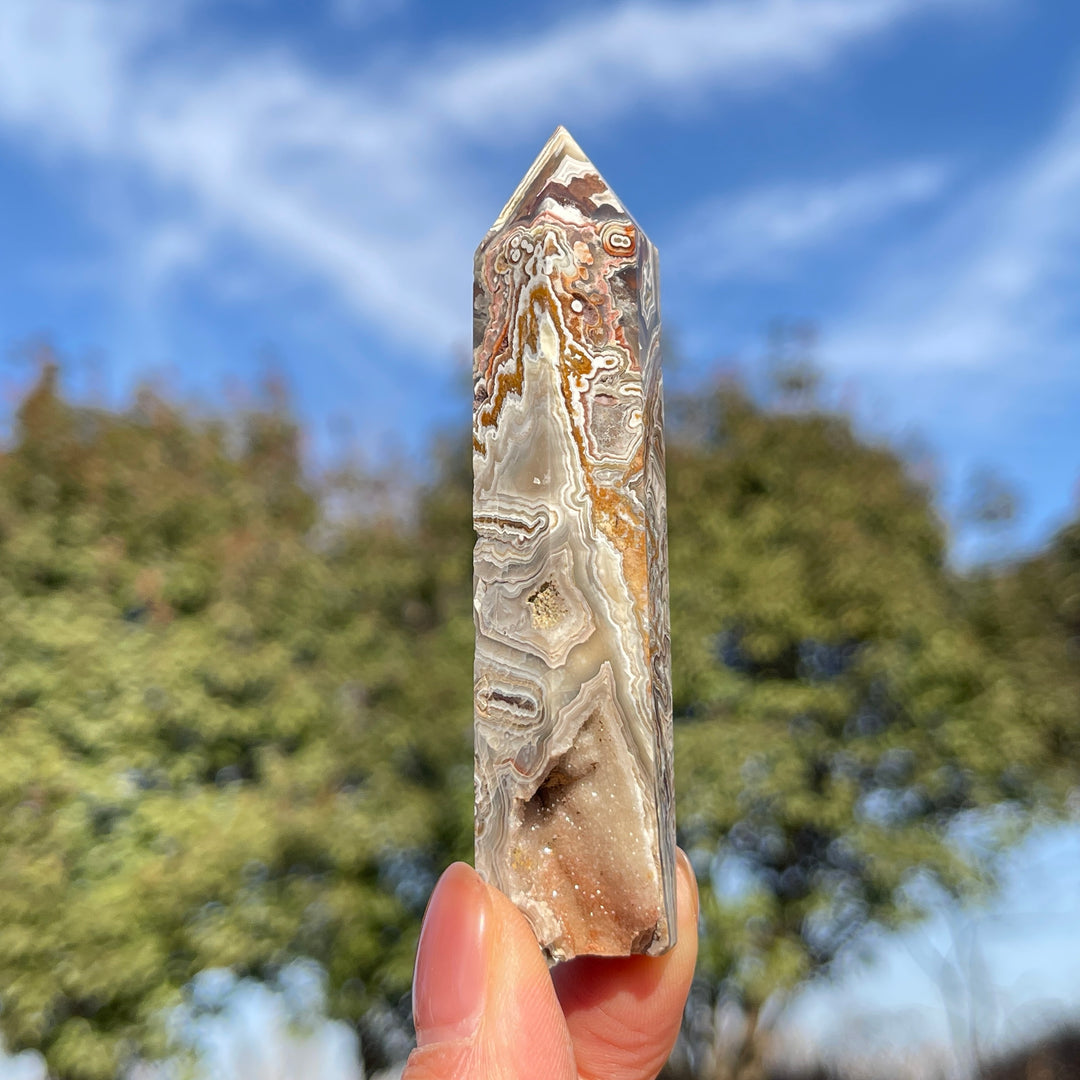 Natural Mexican Agate Point
