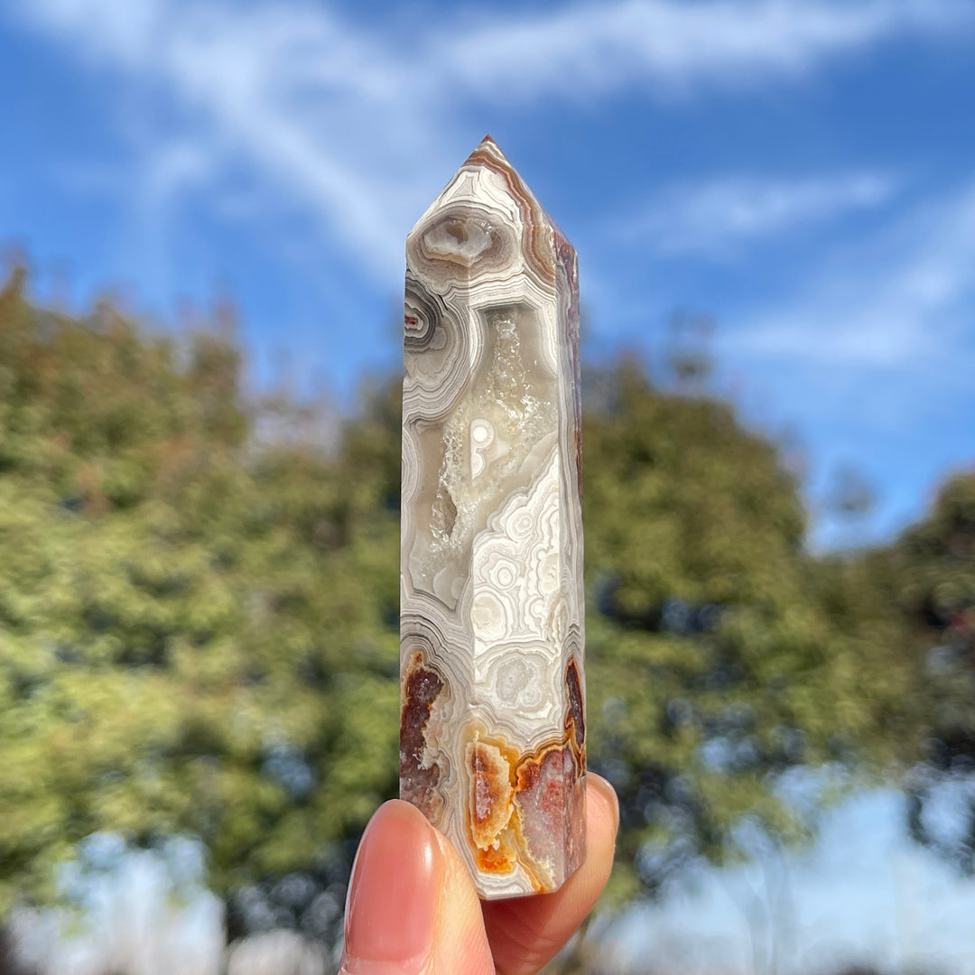 Natural Mexican Agate Point