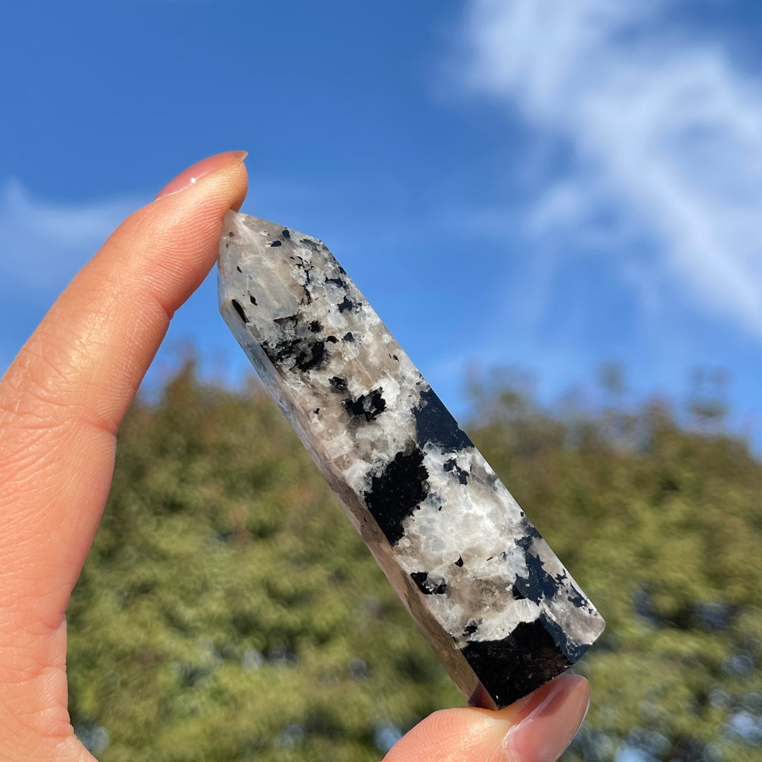 Natural Rainbow Moonstone Point