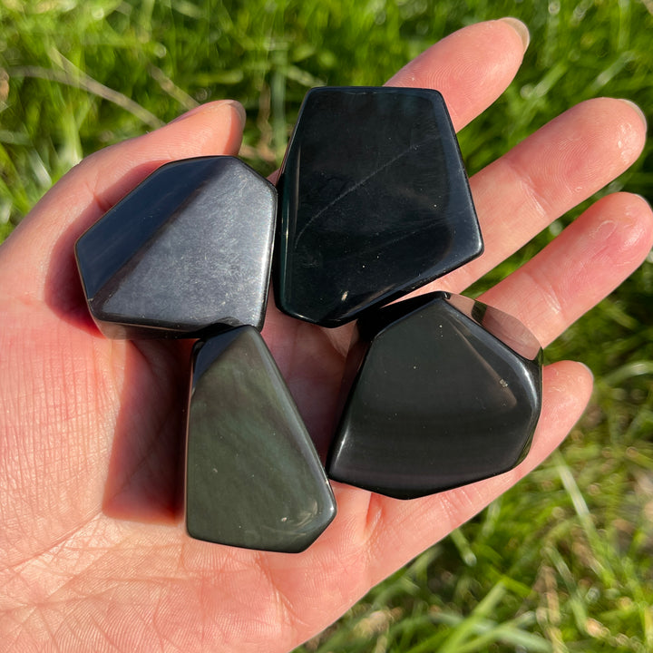 Natural Rainbow Obsidian Freeform
